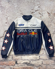 RedBull Racing Leather Vintage Racing Jacket