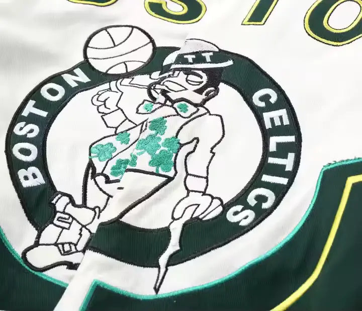 Rare BOSTON CELTICS Vintage Embroidered Jacket - Unisex4