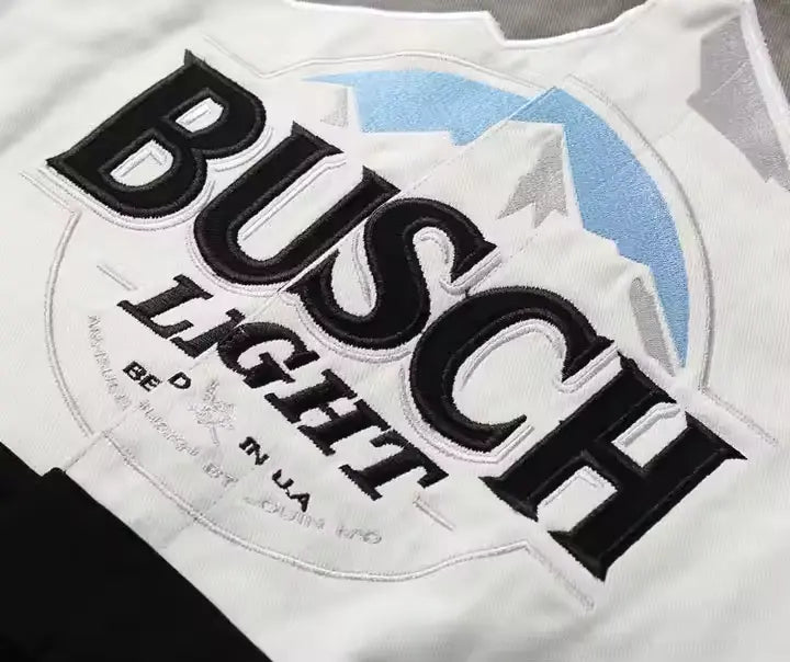 Rare BUSCH NASCAR Vintage Embroidered Jacket - Unisex3