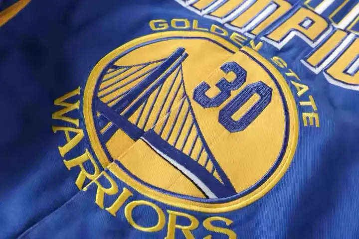 Rare Golden State Warriors Vintage Embroidered Jacket - Unisex2