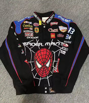 Rare Spiderman NASCAR Vintage Embroidered Jacket - Unisex