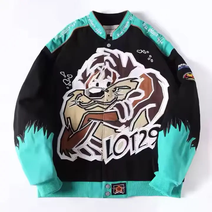 Rare Taz NASCAR Vintage Embroidered Jacket - Unisex