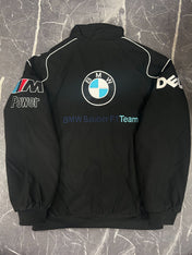 F1 BMW Embroidered Vintage Racing Jacket Black